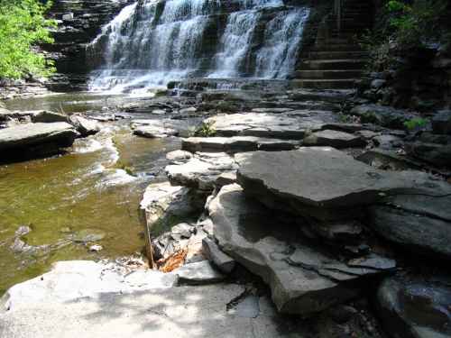 Trail Damage Near Cascadilla Falls
