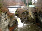 Beebe Lake and Triphammer Falls