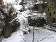 Frozen Triphammer Falls (A)